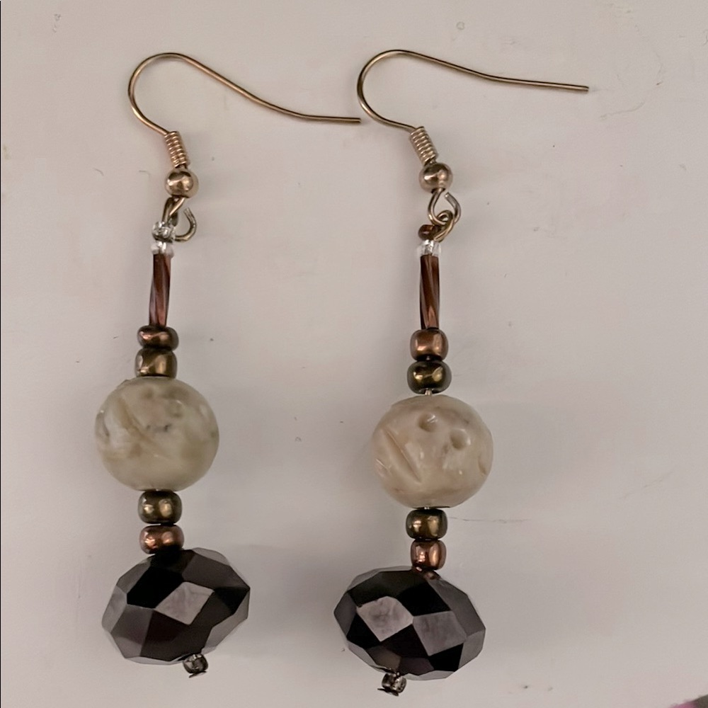 Jade earrings